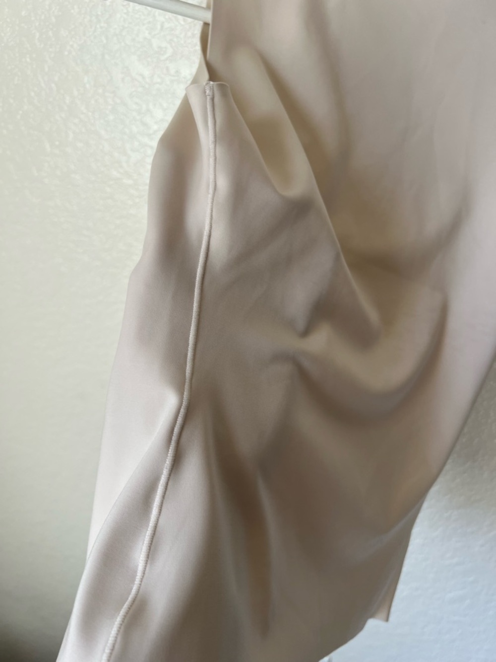 ZARA Soft High Neck Sleeveless Top Ecru - Picture 6 of 7